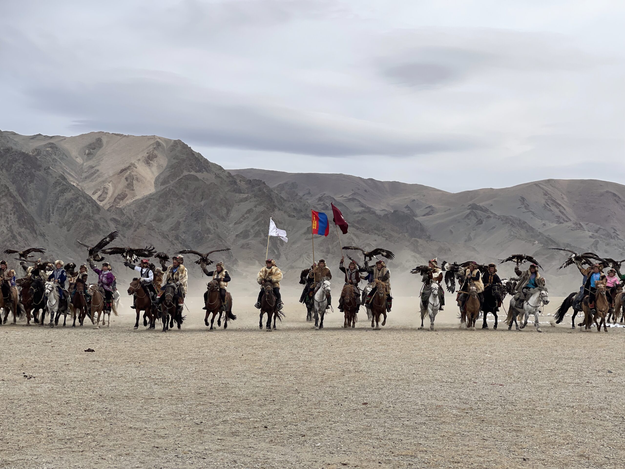 Landschaft der Mongolei
